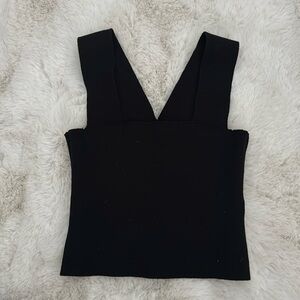 525 Black Fitted Top